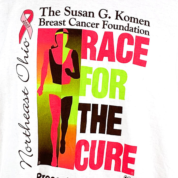 Susan G Komen Race for the Cure Northeast Cleveland Ohio 2005 Tshirt - XL