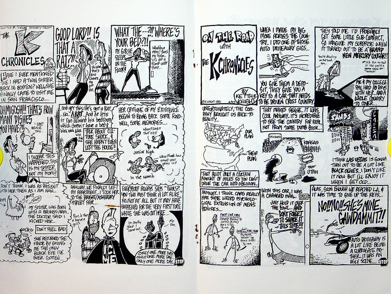 The K Chronicles #2 by Keith Knight Limited Edition w/ Note & Business Card