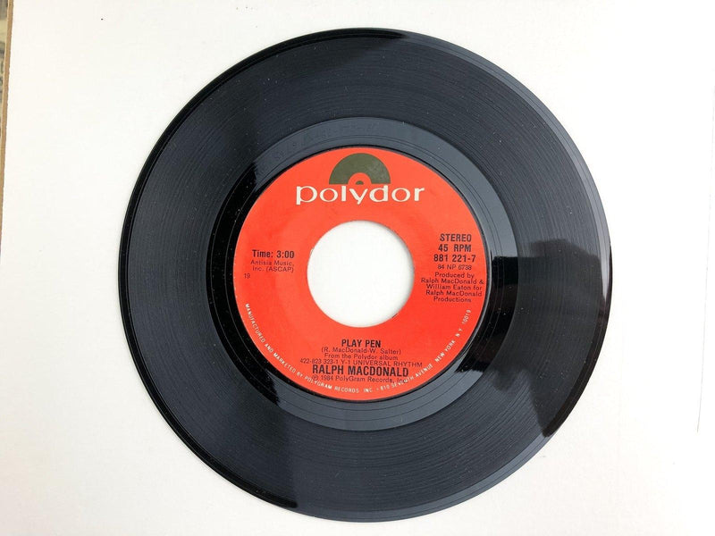 Ralph MacDonald 45 RPM Record 7" Single In the Name of Love / Play Pen 1984 3