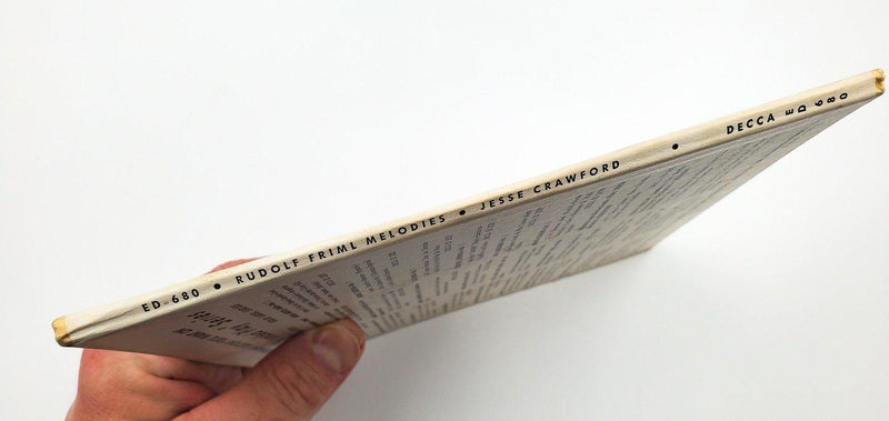 Jesse Crawford Rudolf Friml Melodies 45 RPM 2x EP Record Decca ED-680 4