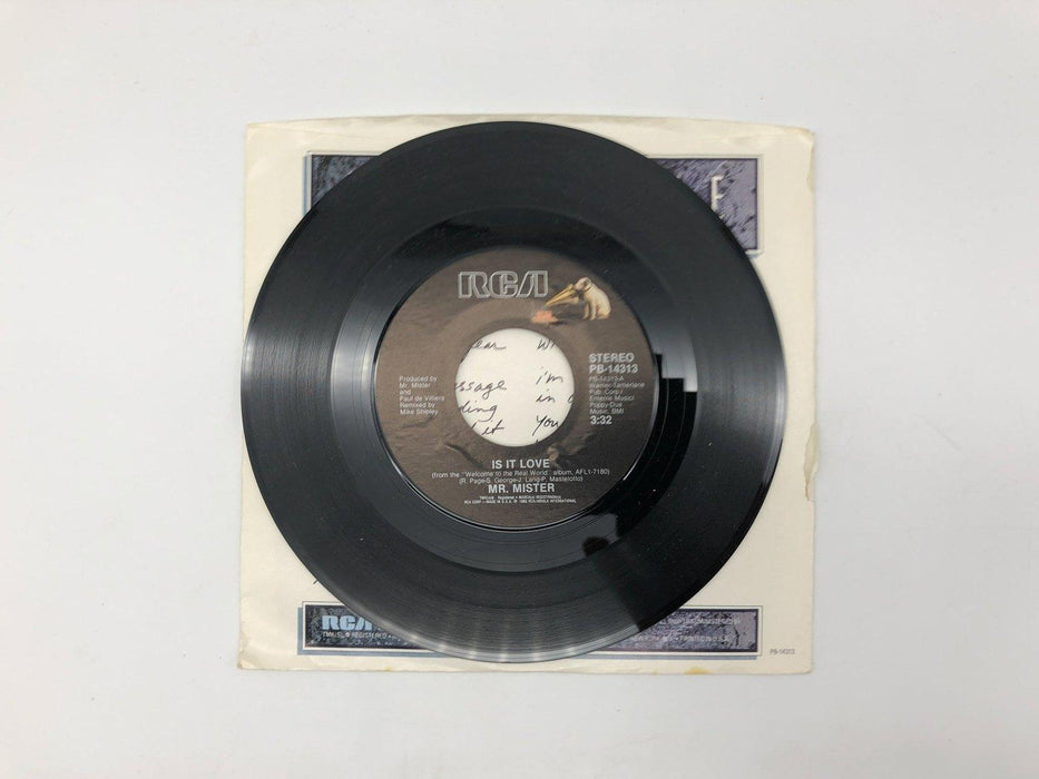 Mr. Mister Is It Love / 32 Record 45 RPM 7" Single PB-14313 RCA Victor 1985 3
