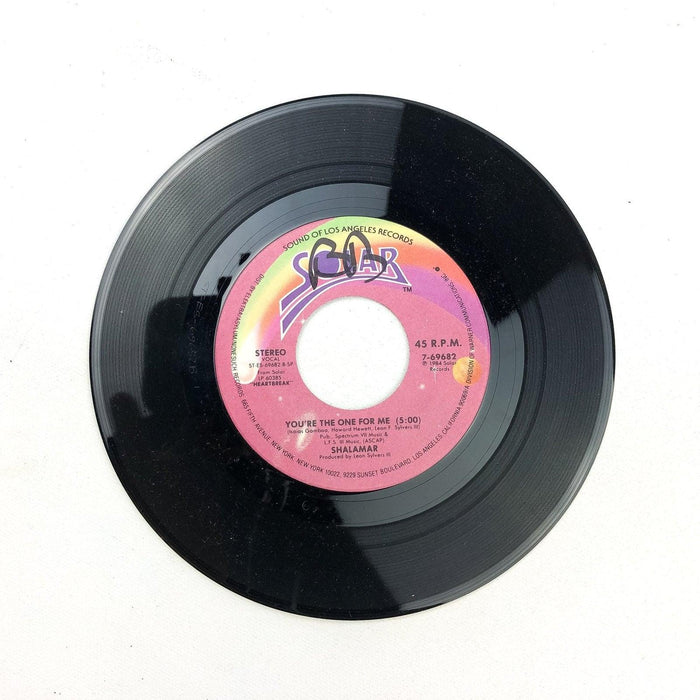 Shalamar Amnesia / You're the One for Me 45 RPM 7" Single Solar 1984 3