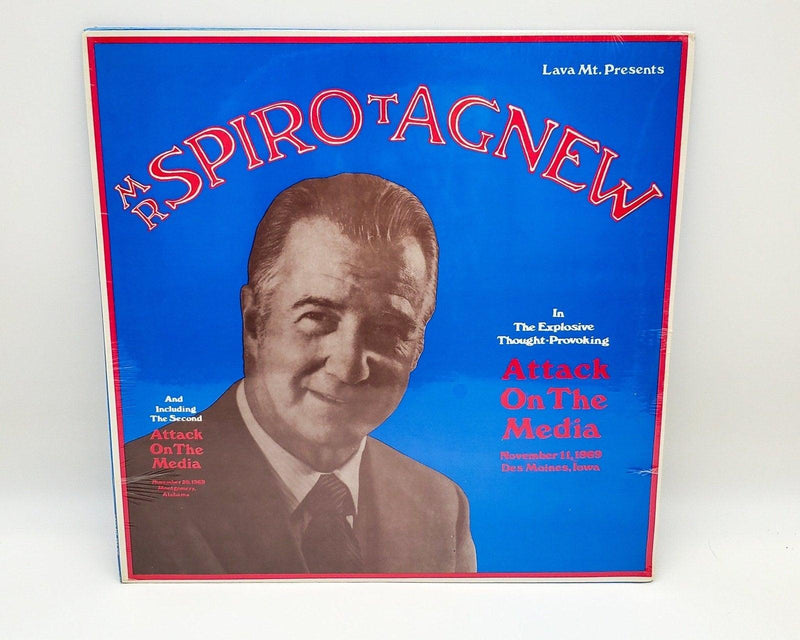 Spiro T. Agnew Attack on the Media LP Record Lava Mt. 1977 SEALED 1