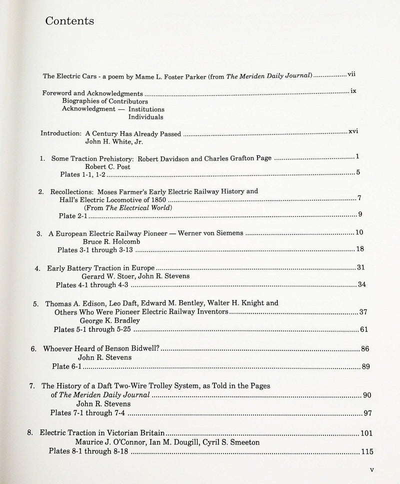 Pioneers of Electric Railroading Their Story in Words & Pictures J Stevens 1991 4