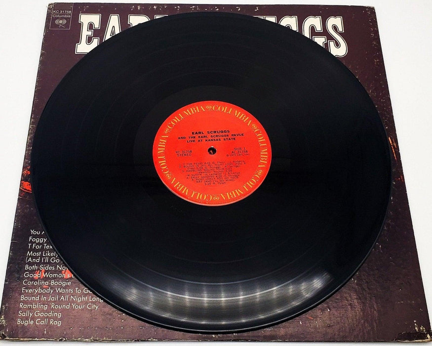 Earl Scruggs Live At Kansas State 33 RPM LP Record Columbia 1972 KC 31758 5