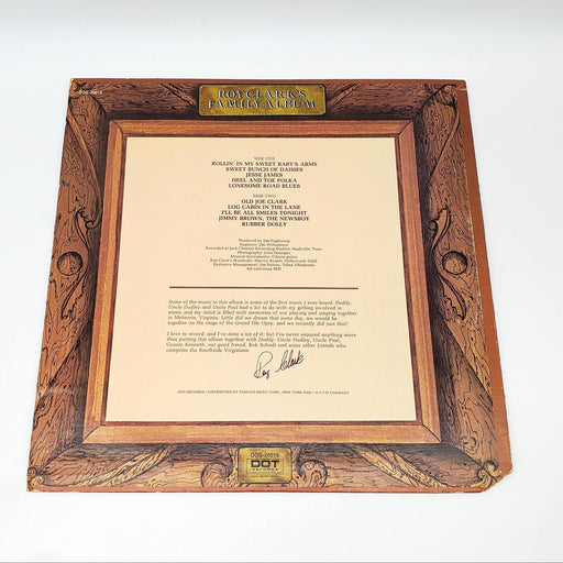 Roy Clark Roy Clark's Family Album LP Record Dot Records 1973 DOS-26018 2