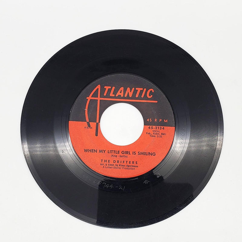 The Drifters When My Little Girl Is Smiling 45 Single Record 1962 45-2134 1
