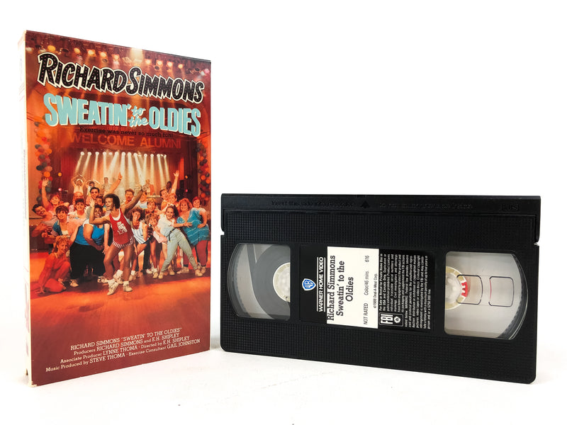 Richard Simmons Sweatin' to the Oldies VHS Tape 1988 Warner Home Video
