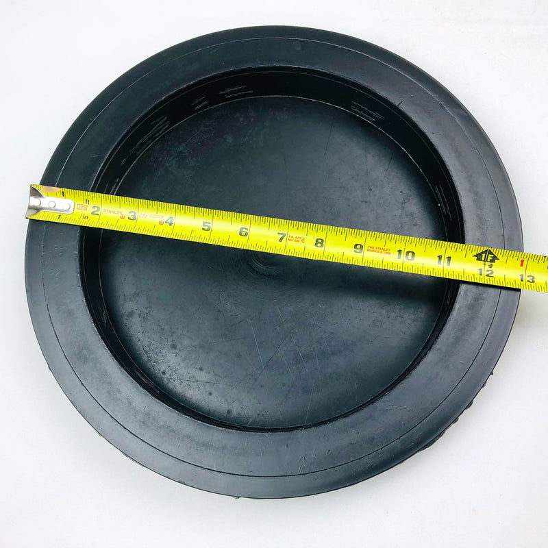 Raised Face Flange Protector Cover 10 ANSI Pipe Size Black Polyethylene PE 50ct