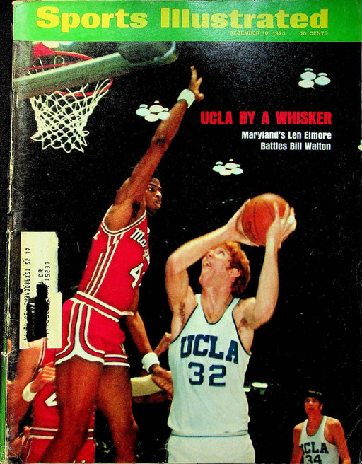 Sports Illustrated Magazine Dec 1973 UCLA By A Whisker Len Elmore Bill Walton 1