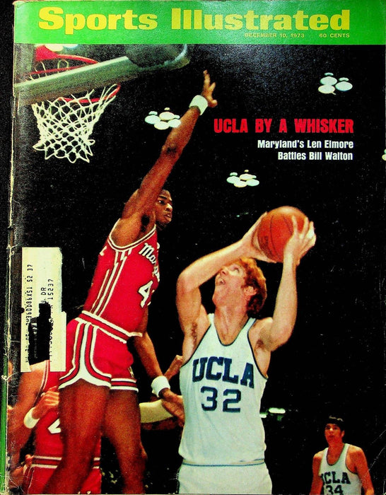 Sports Illustrated Magazine Dec 1973 UCLA By A Whisker Len Elmore Bill Walton 1