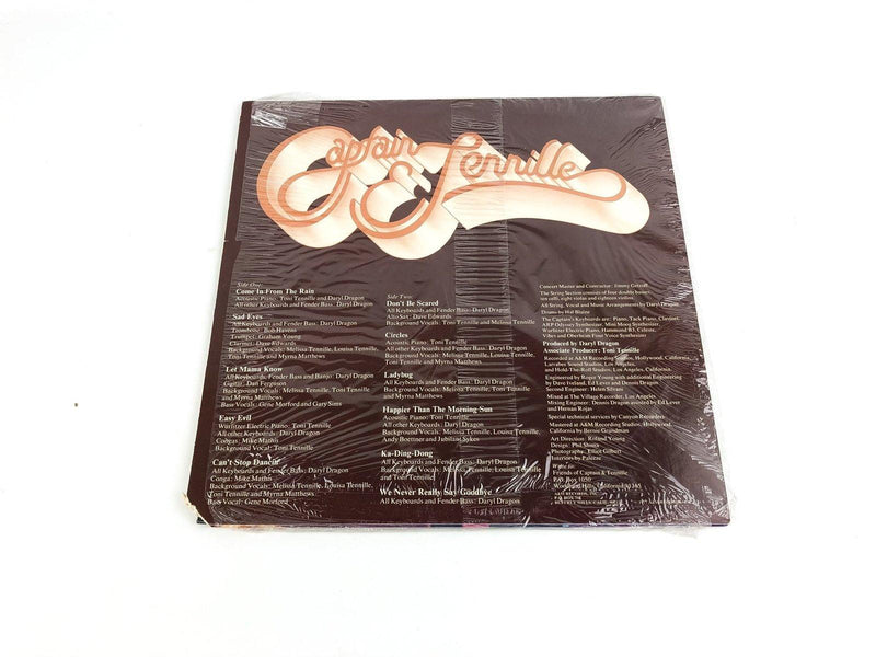 Captain & Tennille Come in From the Rain Record LP SP-4700 POSTER & Lyrics 1977 3