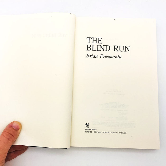 The Blind Run Hardcover Brian Freemantle 1986 Russian Spy Thriller 1st Edition 7