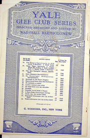 Sheet Music Yale Glee Club Series I Got Shoes 1927 Marshall Bartholomew Cpy 2 3