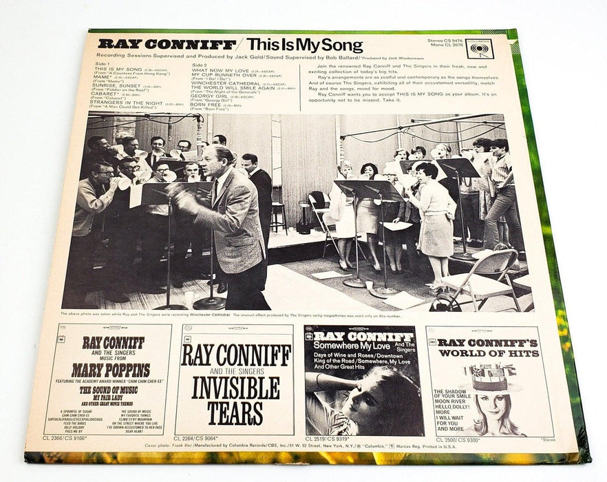Ray Conniff This Is My Song And Other Great Hits 33 RPM LP Record Columbia 1967 2