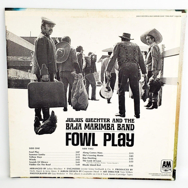 Julius Wechter Fowl Play Record 33 RPM LP SP 4136 A&M 1968 2