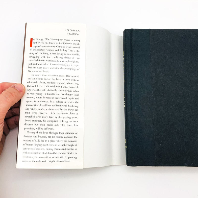 Waiting Hardcover Ha Jin 1999 Modern China Culture Relationships Romance Love 6