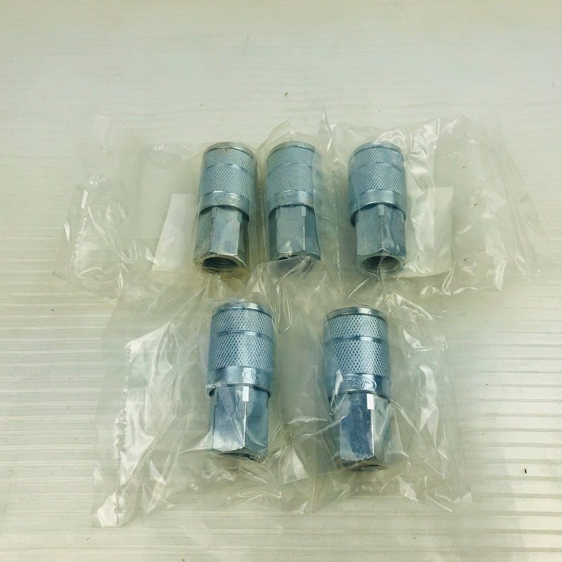 5pk Sleeve Quick Coupler 3/8" Body 3/8" FNPT Automotive Type G Legacy A76610-X 4