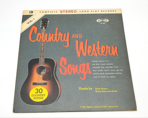 Country And Western Songs, Vol 1 Triple LP Record Harper Valley PTA, Buckshot 1