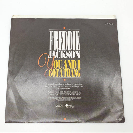 Freddie Jackson You And I Got A Thang Single Record Capitol Records 1988 B-44283 2
