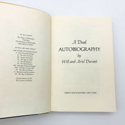 Will And Ariel Durant Hardcover 1977 Historians Dual Autobiography United States 7