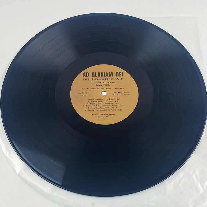 St. Joseph RC Church Choir Ad Gloriam Dei 33 RPM LP Record 1970 Canton Ohio 3