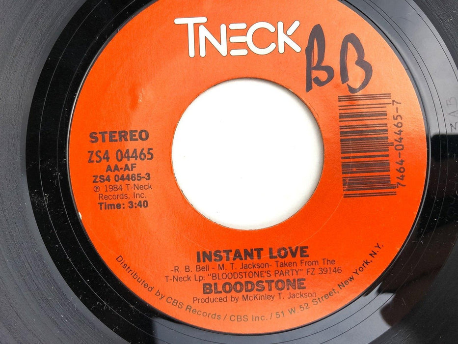 Bloodstone 45 RPM 7" Single Instant Love / It Feels So Good With You T-Neck 4