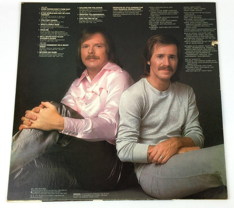 England Dan & John Ford Coley Somethings Don't Come Easy Record Big Tree 1978 2