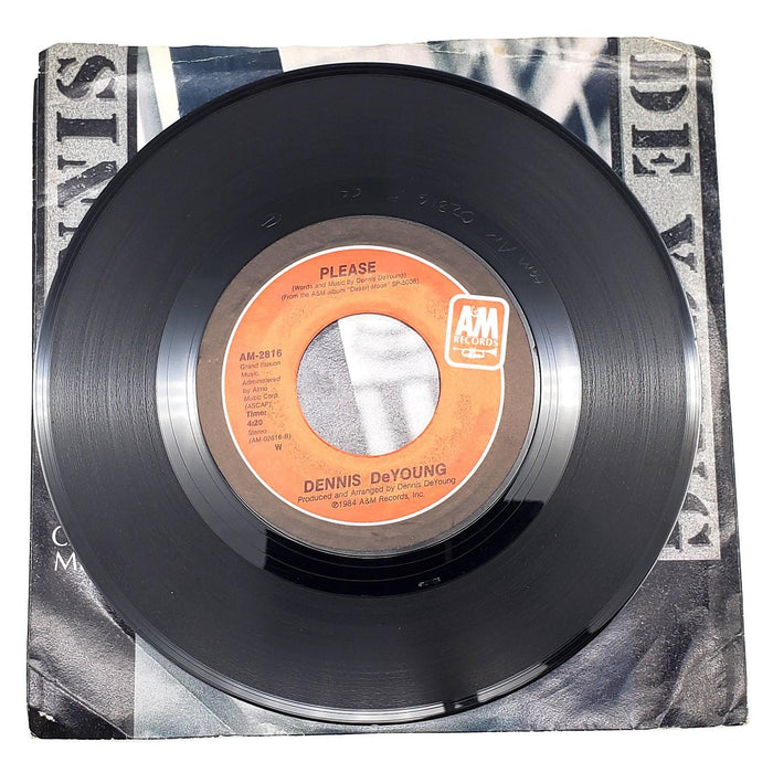 Dennis DeYoung Call Me 45 RPM Single Record A&M 1986 AM-2816 4