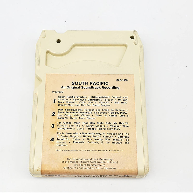Rodgers & Hammerstein South Pacific Soundtrack 8-Track Tape Album RCA O8S-1003