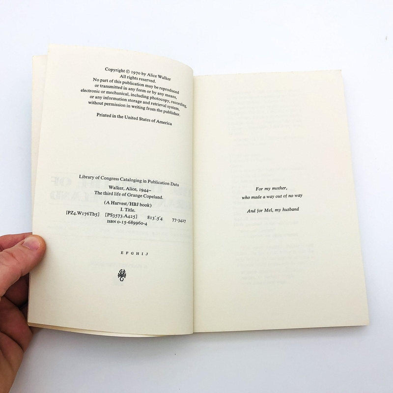 The Third Life Of Grange Copeland Paperback Alice Walker 1970 African American 8
