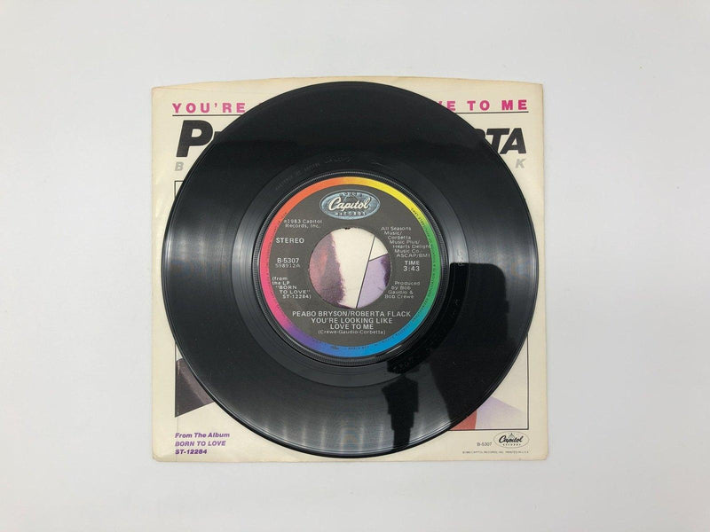 Peabo Bryson You're Lookin' Like Love to Me Record 45 Single B-5307 Capitol 1983 3