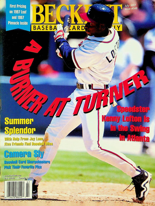 Beckett Baseball Magazine Jul 1997 # 148 Kenny Lofton Braves Larry Walker 1