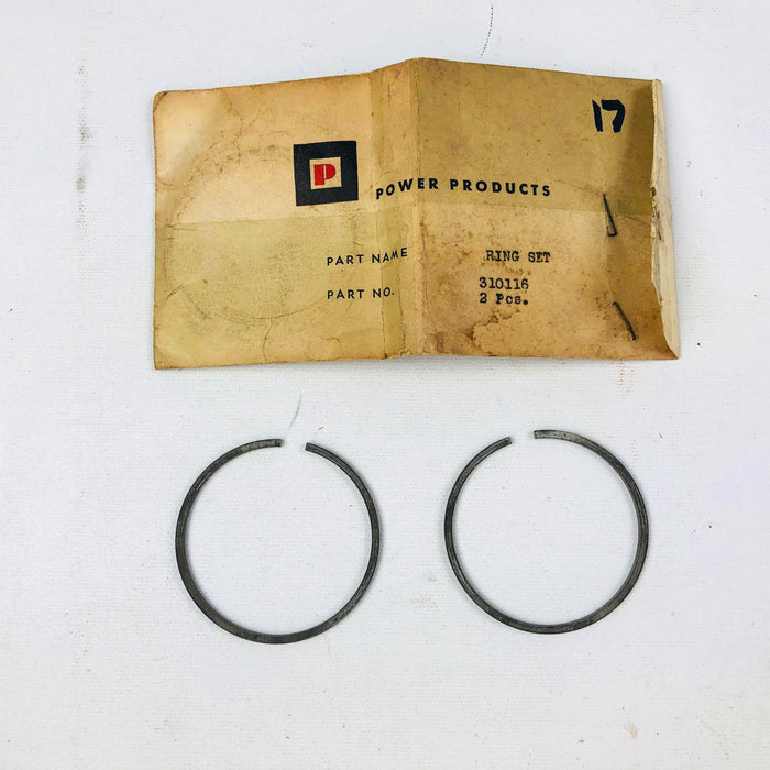 Tecumseh 310116 Piston Ring Set Lawn Mower Engine Genuine OEM NOS Power Products