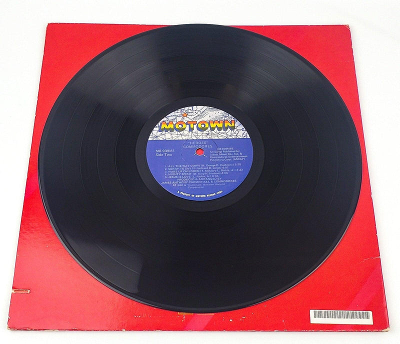 Commodores Heroes Record 33 RPM LP M8-939M1 Motown 1980 Gatefold 6