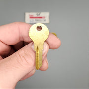 5x Yale RB1019 Key Blanks F8R Keyway Solid Brass 4 Pin NOS 2